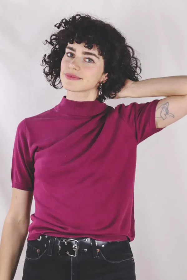 Aino vintagesilkkineulepaita