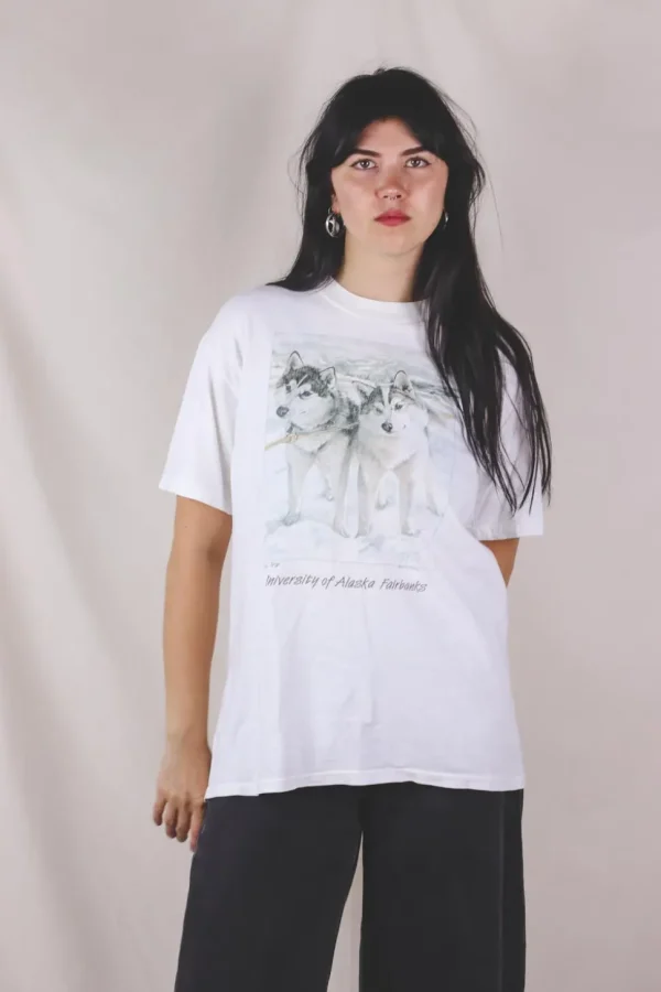 Alaska wulf vintage t-paita