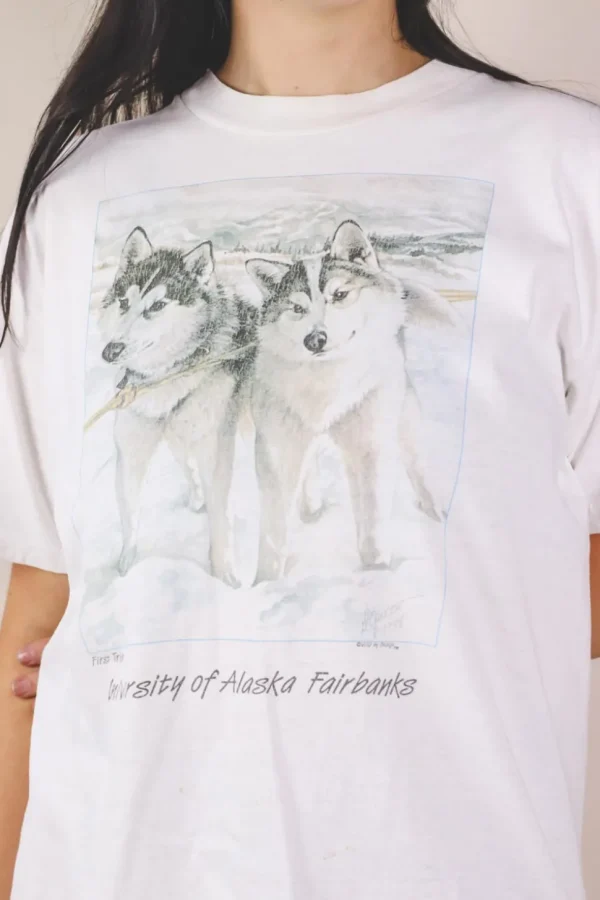 Alaska wulf vintage t-paita