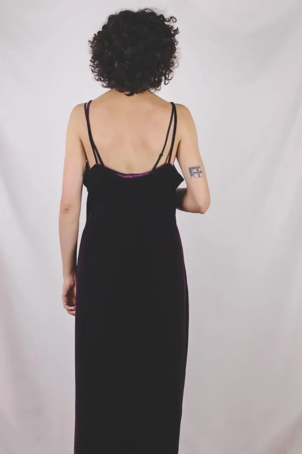 Alda vintagesamettimekko