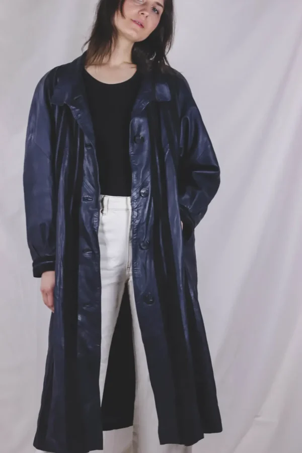 Alia vintagenahkatakki