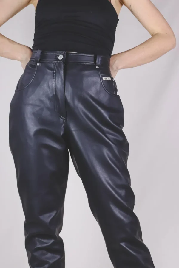 Alise vintage keinonahkahousut