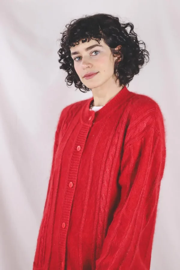 Alva vintageangoraneule