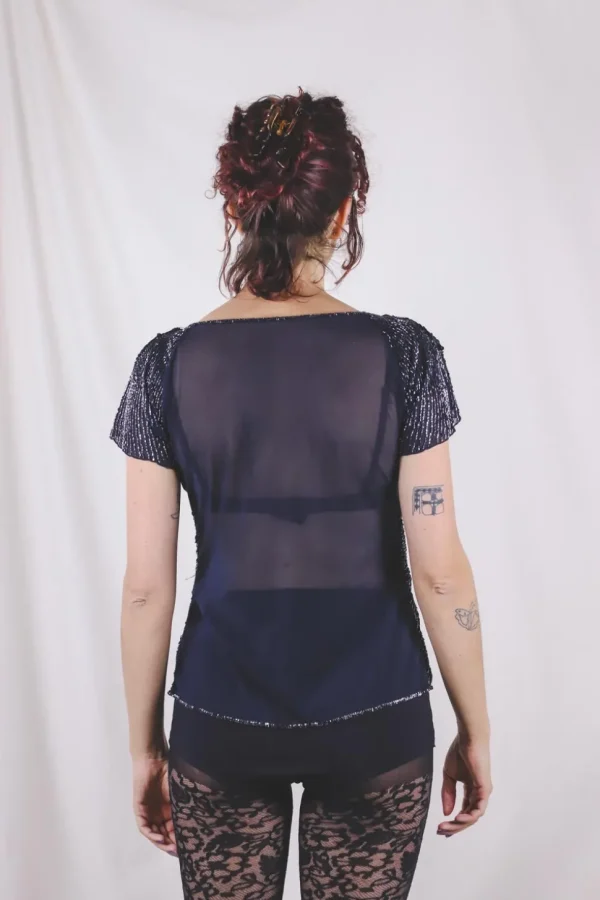 Amila vintagepaljettipusero