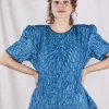 Amila vintagesilkkipaljettipusero