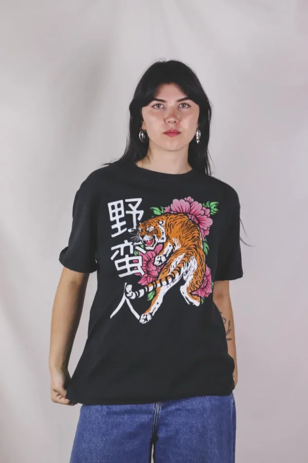 Asian tiger vintage t-paita