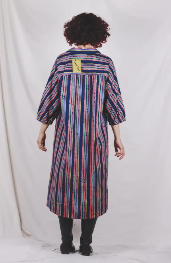Aura kotimainen puuvillainen vintagemekko