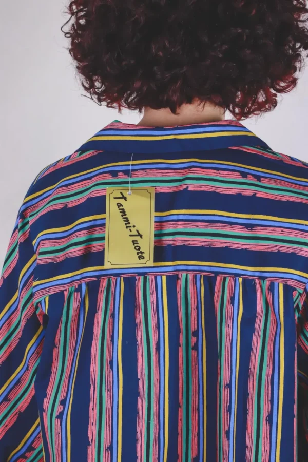 Aura kotimainen puuvillainen vintagemekko