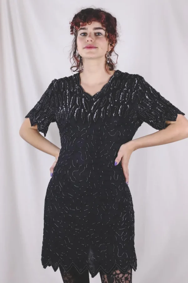 Auri vintagepaljettimekko