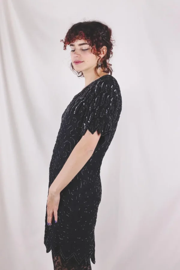 Auri vintagepaljettimekko
