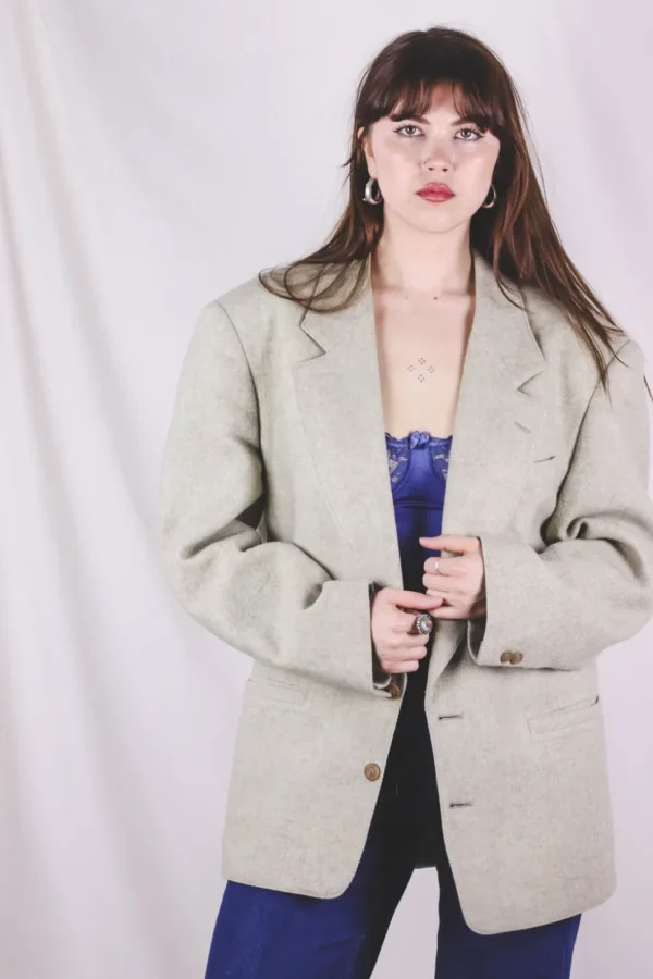 Ava vintagevillakangasbleiseri