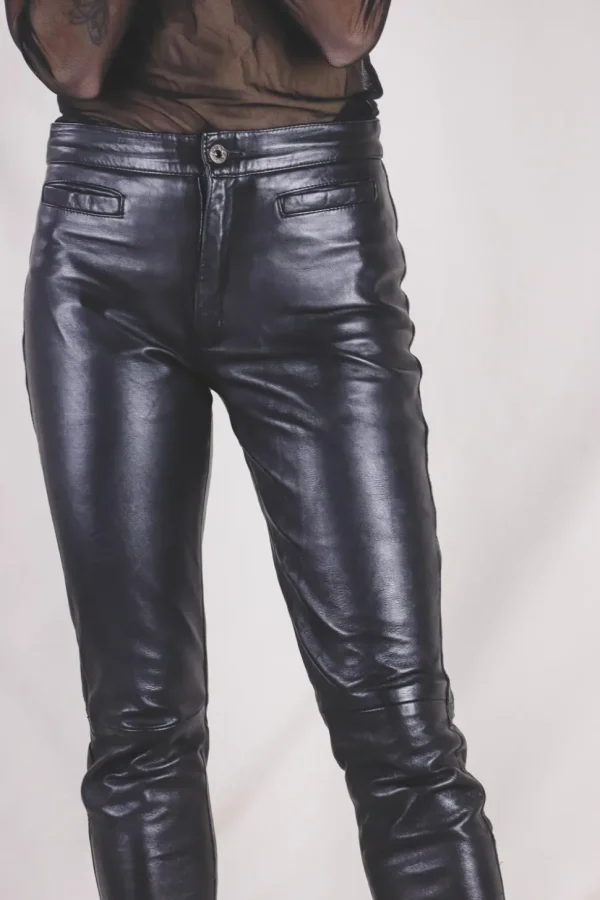 Avela vintagenahkahousut