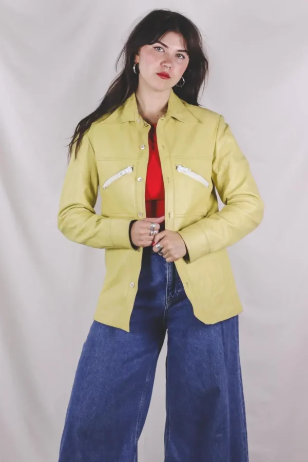 Avelina vintagenahkatakki