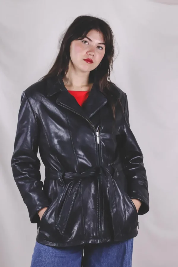 Avida vintagenahkatakki