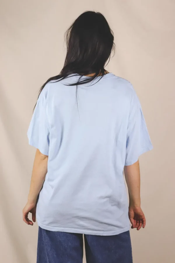 Baby blu cat vintage t-paita