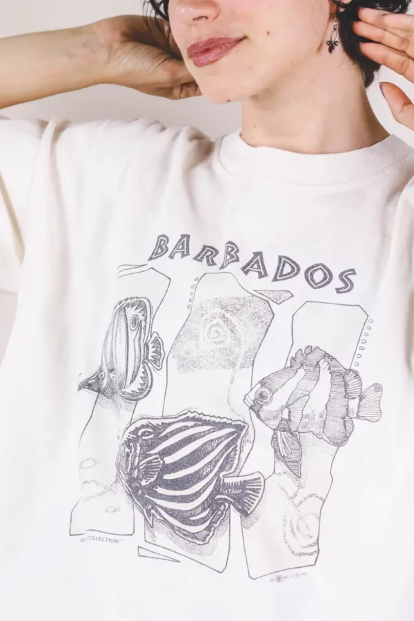 Barbados vintage t-paita