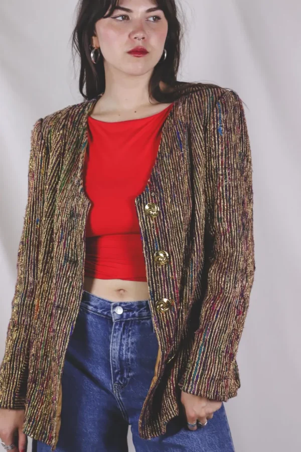 Bea vintagesilkkitakki