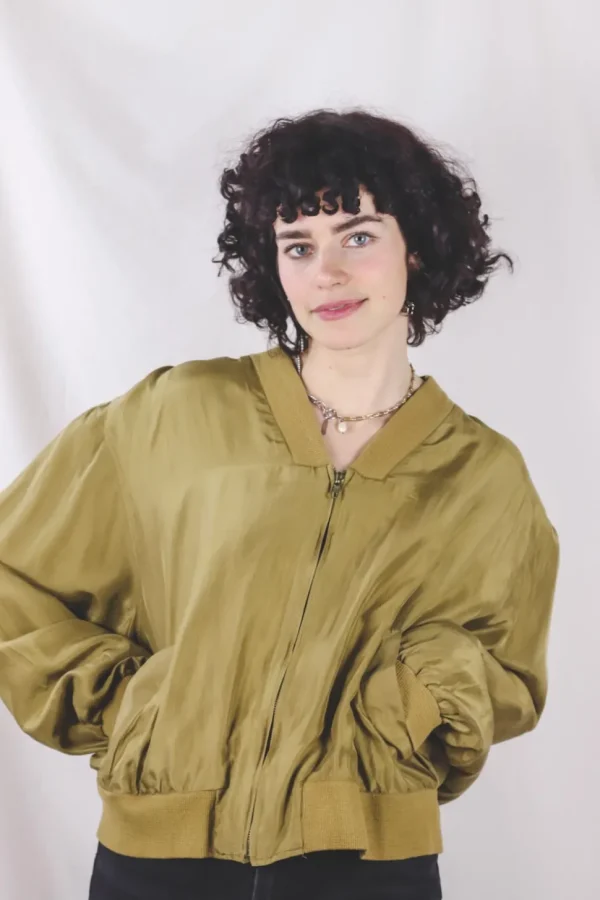 Bea vintagesilkkitakki