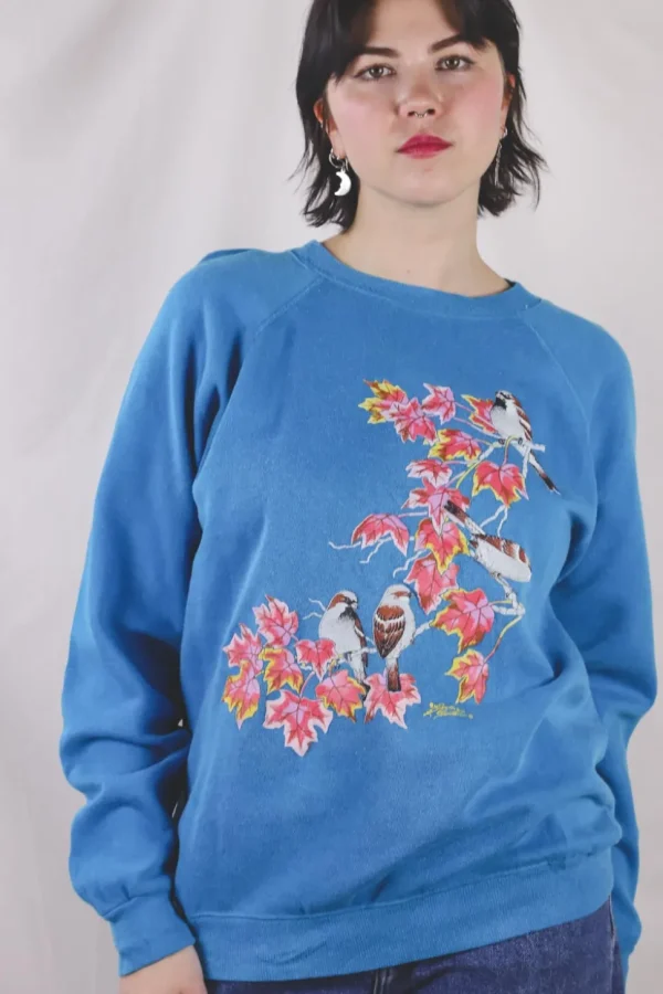 Birdies and flowers 90-luvun vintagecollege