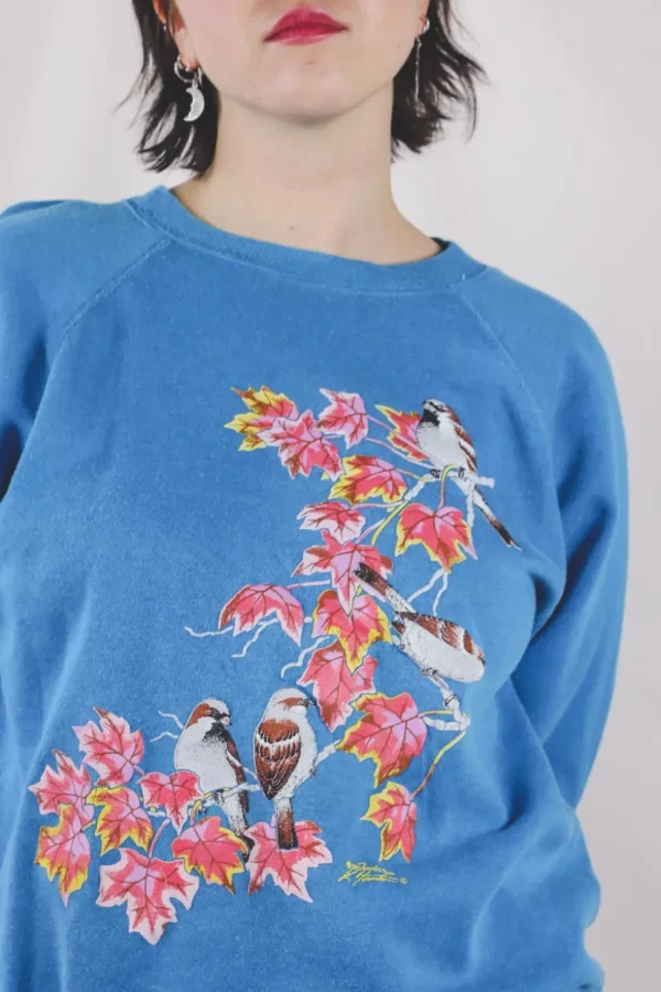 Birdies and flowers 90-luvun vintagecollege