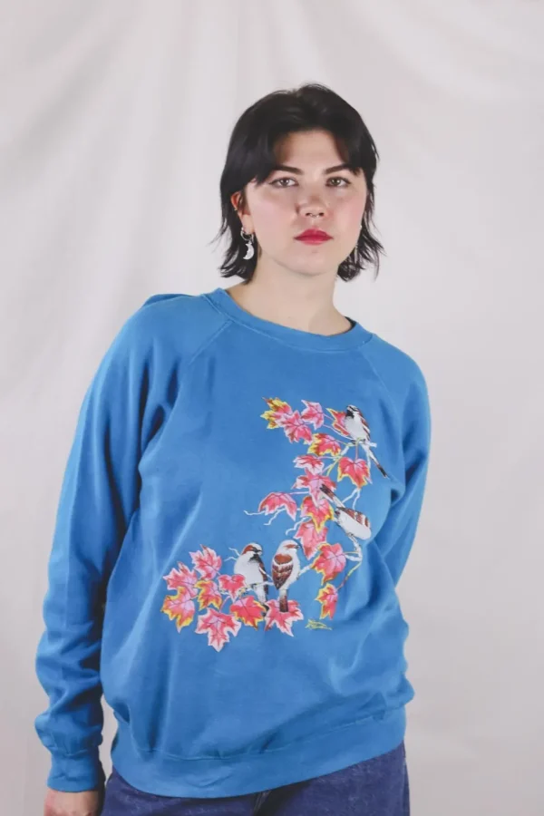 Birdies and flowers 90-luvun vintagecollege