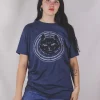 Black cat t-paita