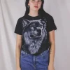 Black wulf t-paita