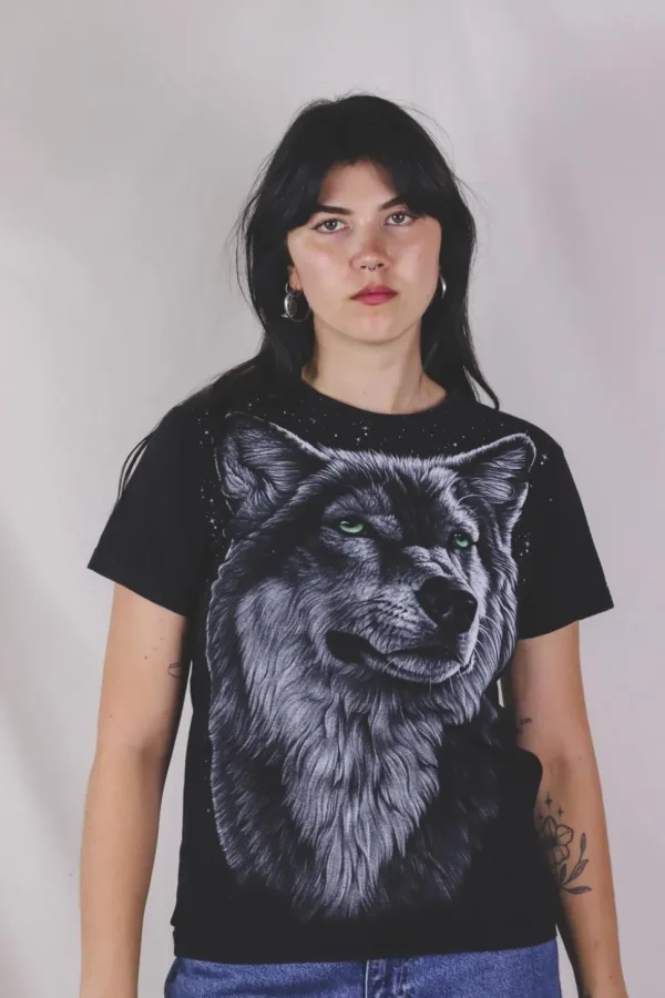 Black wulf t-paita