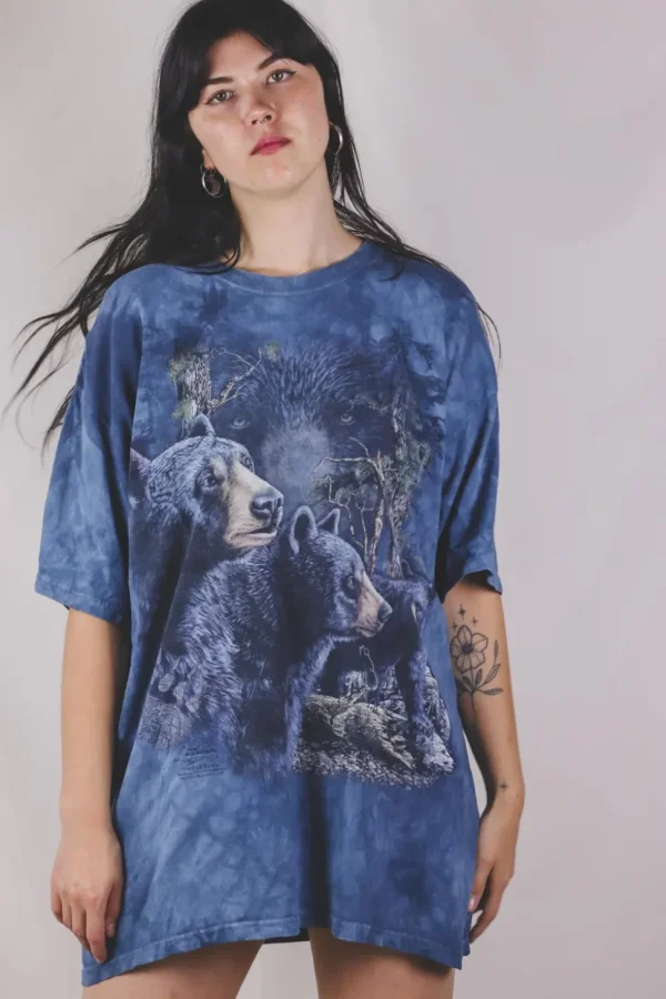 Blu black bears t-paita