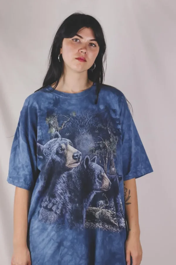 Blu black bears t-paita