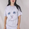 Blu eye kitten t-paita