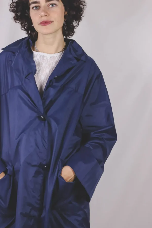 Blu kotimainen vintagesadetakki