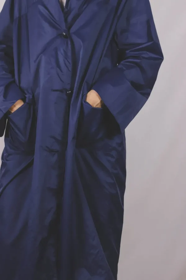 Blu kotimainen vintagesadetakki