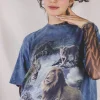 Blu wild cats t-paita