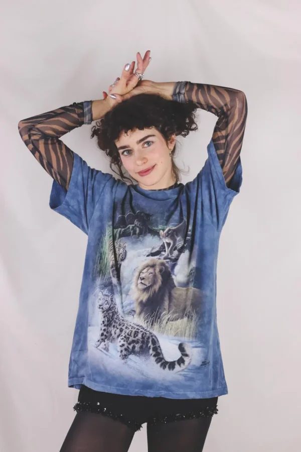 Blu wild cats t-paita