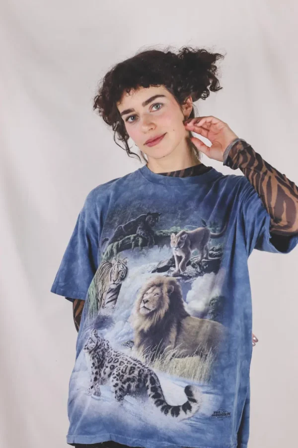 Blu wild cats t-paita