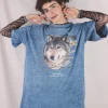 Blu wolf vintage t-paita