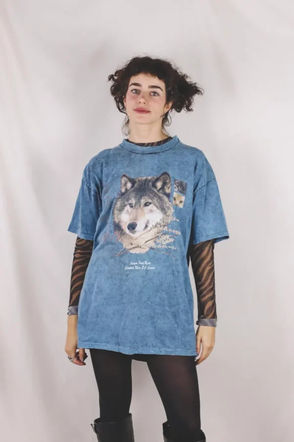 Blu wolf vintage t-paita