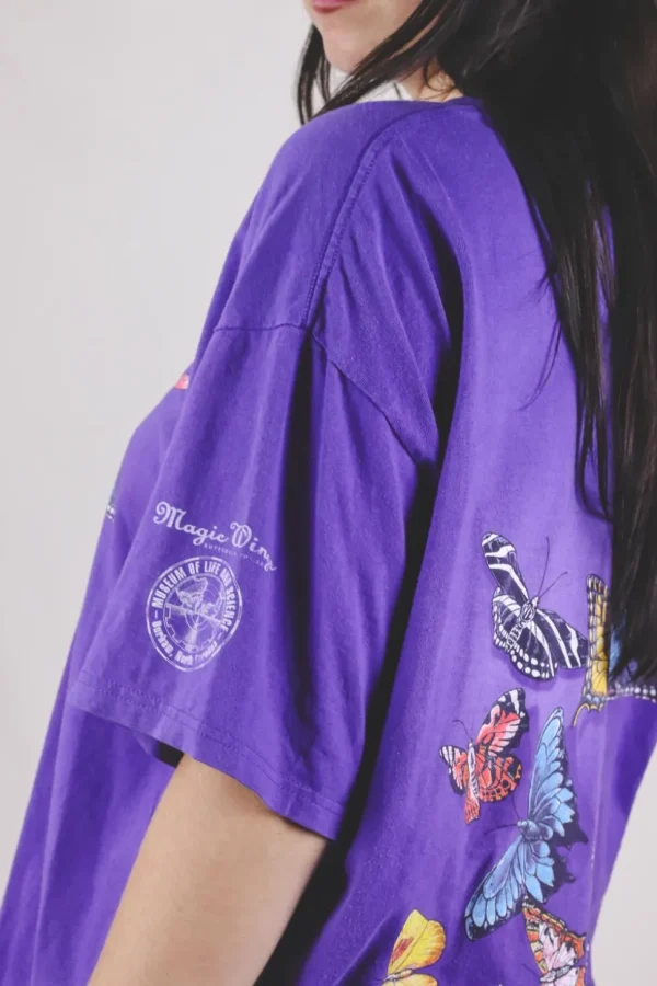 Butterflies vintage t-paita