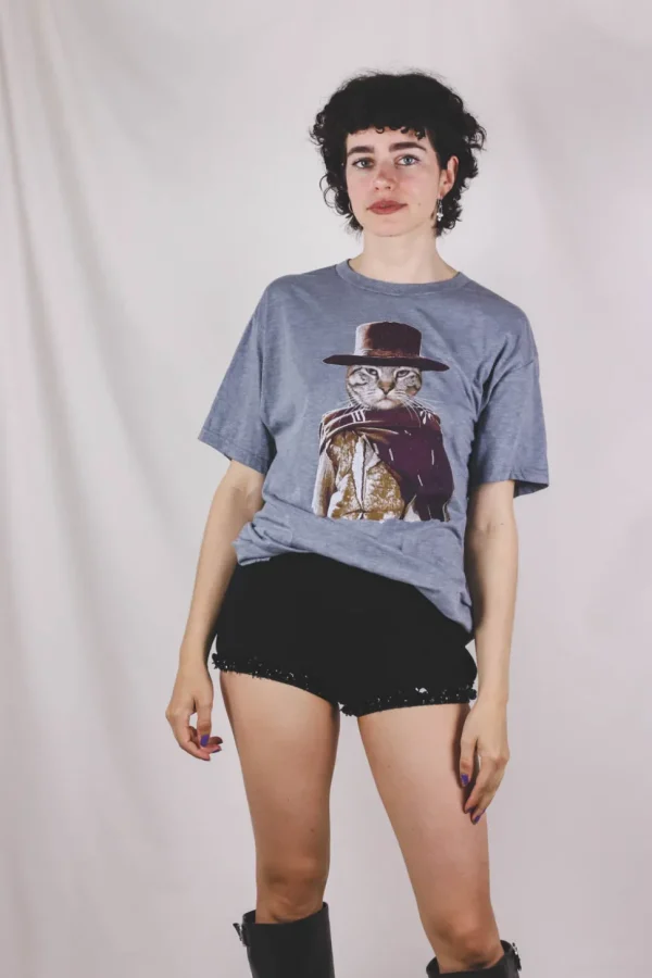 Cat vintage t-paita