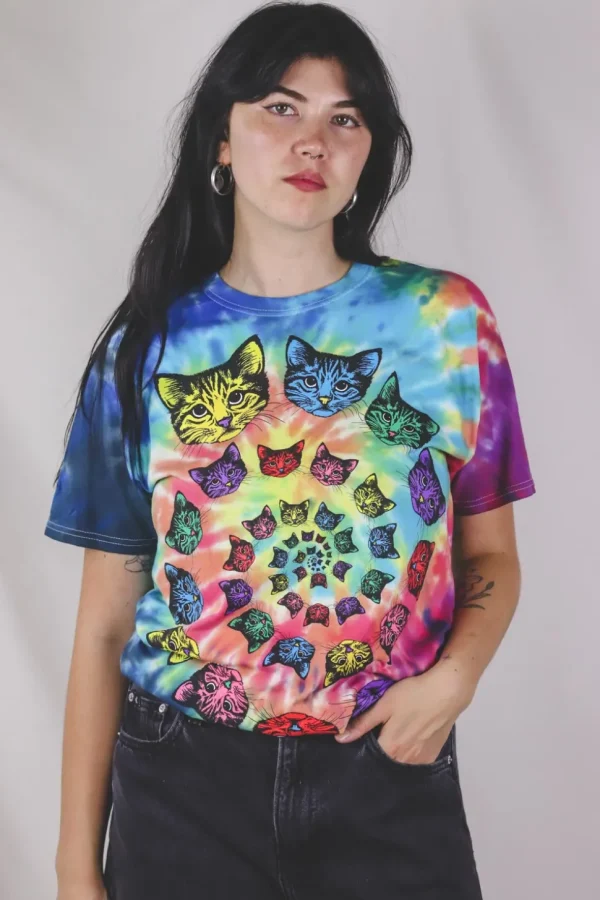 Color cats t-paita