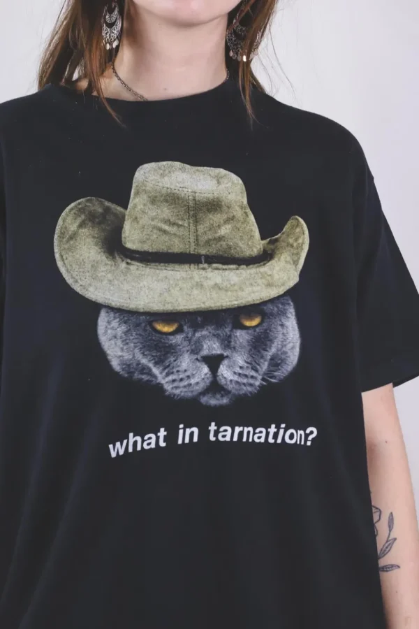 Cowboy Cat vintage t-paita