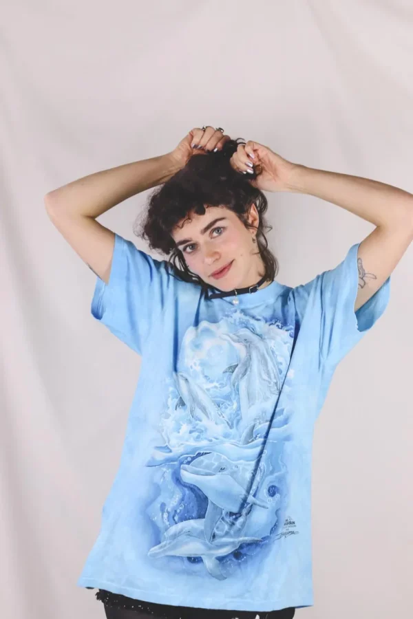 Cute dolphins t-paita