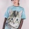 Cute kitty t-paita
