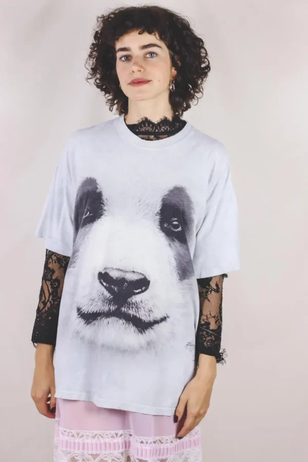 Cute panda 10-luvun t-paita