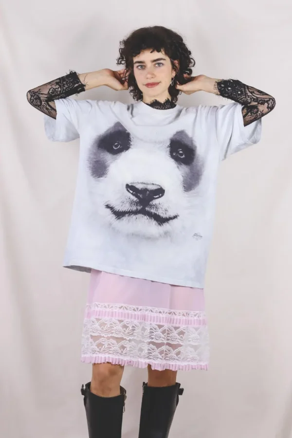 Cute panda 10-luvun t-paita
