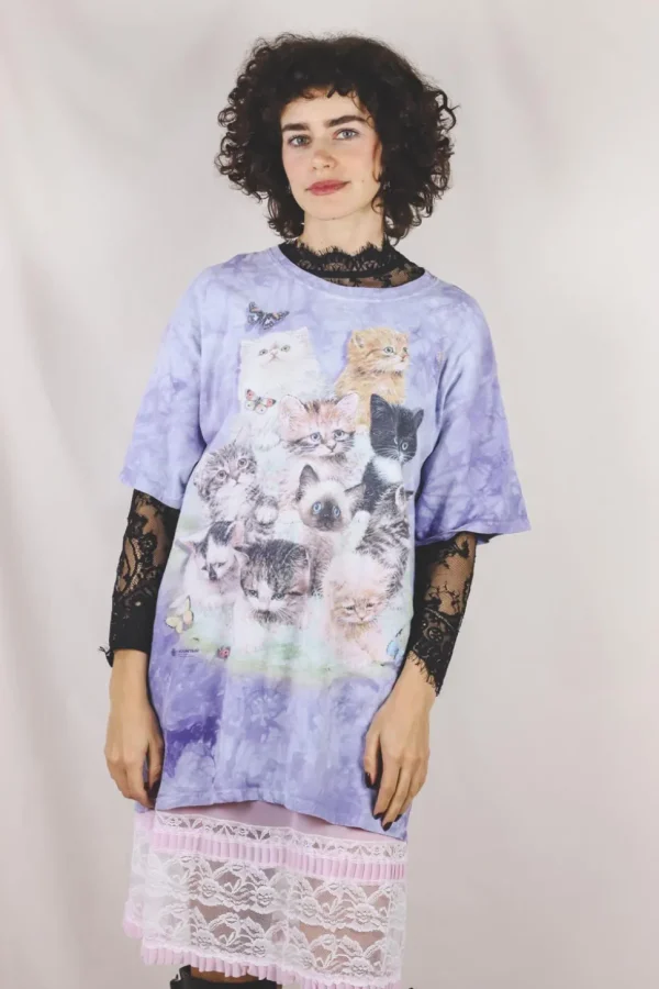 Cutie cats 10-luvun t-paita