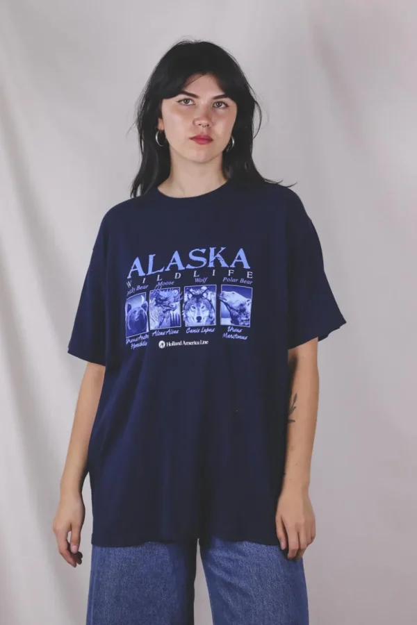 Dark blu wulf t-paita