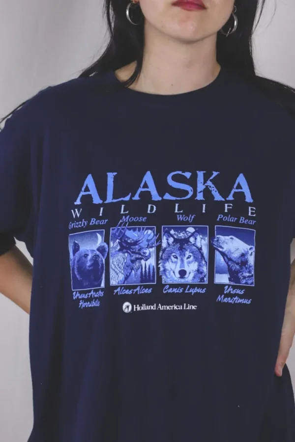 Dark blu wulf t-paita