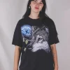 Dark wulf vintage t-paita